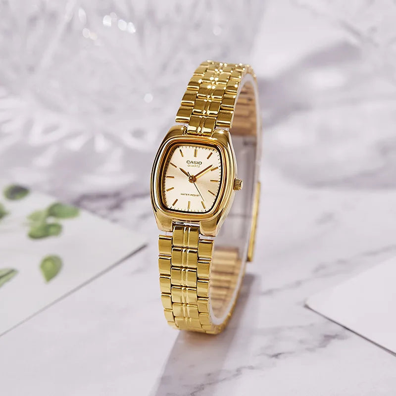 Casio Watch Women Watches Top Brand Luxury Set 30Mwaterproof Quartz Ladies Watchtonneau Shape Clock Reloj Mujer Saat